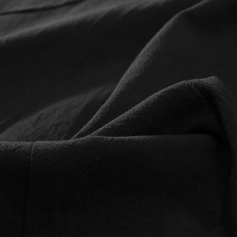 Buddha Stones Color Contrast Corduroy Cotton Women's Thermal Fleece-Lined Harem Pants With Pockets - image 46