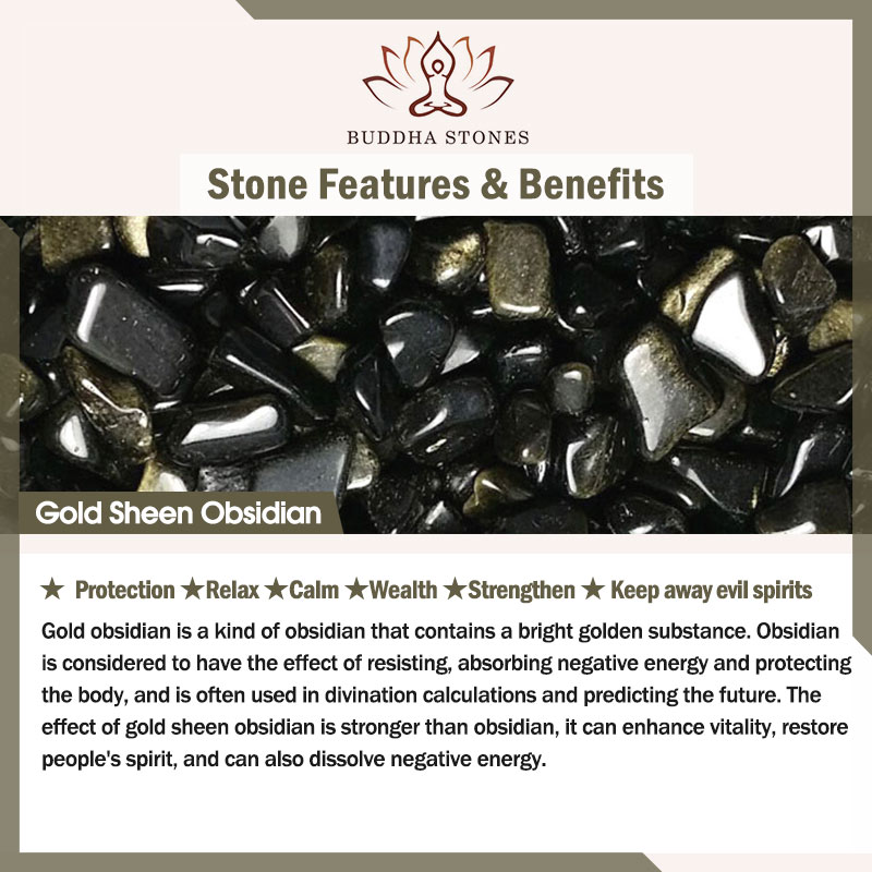 Buddha Stones  Absorbing Negative Energies Obsidian Bundle Halloween Special Bundle BS 5