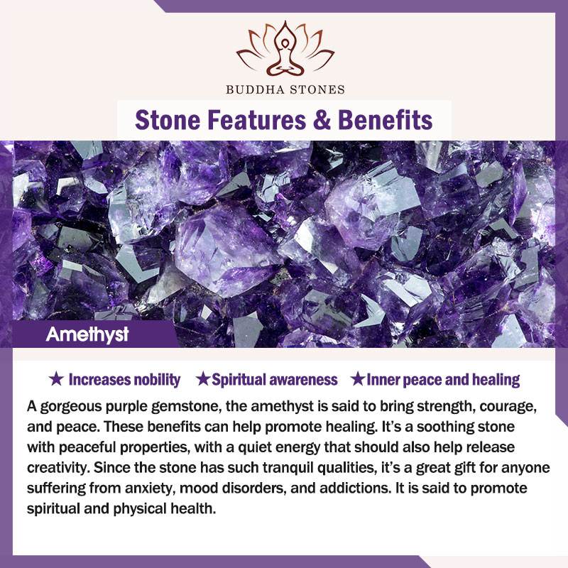 Buddha Stones Bring Serenity into Your Life Amethyst Bundle Halloween Special Bundle BS 2